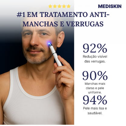 MediSkin Laser – Elimine Manchas e Verrugas | Resultados Rápidos